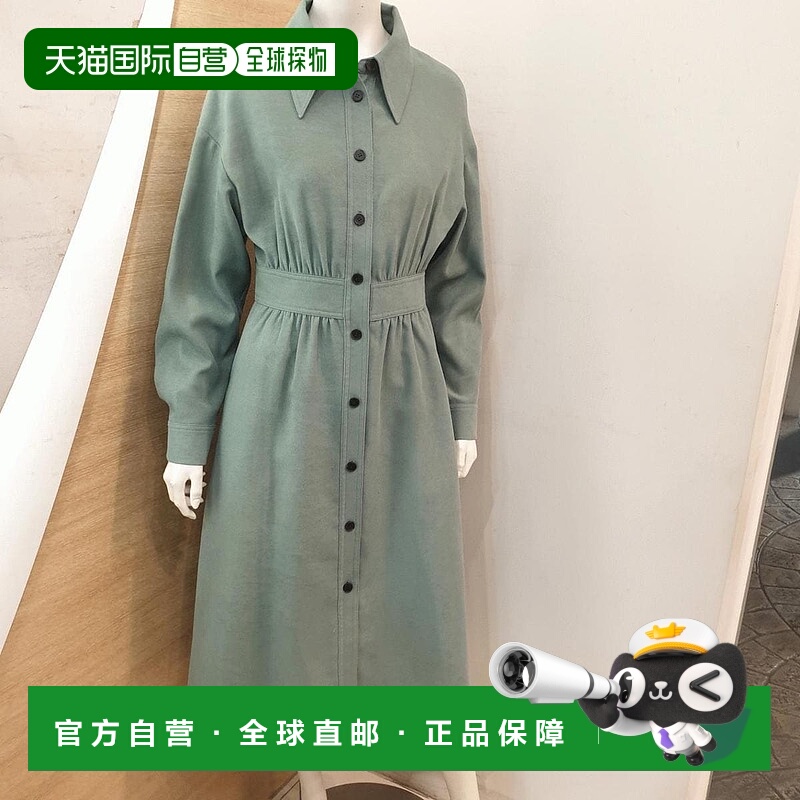 韩国直邮THE IZZAT 孩子的件衬衫领腰罗纹下摆连衣裙 IM2N0OP88SG