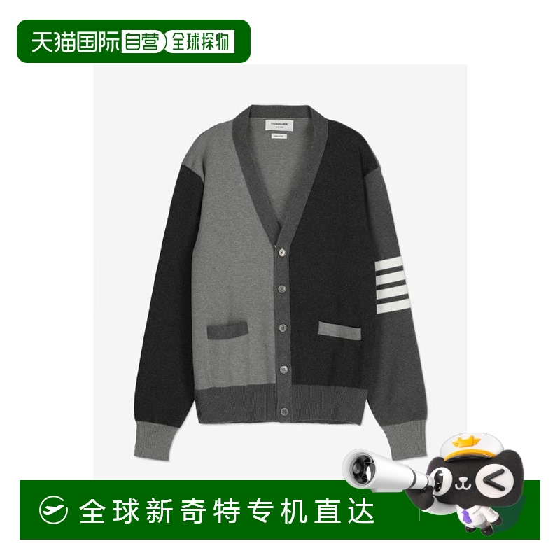 韩国直邮THOM BROWNE 开衫男士MKC171F00219982SS23 4-BAR COTTON