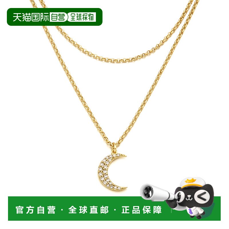 韩国直邮Rita Monica 项链301495229 Moon Layered Necklace吊坠