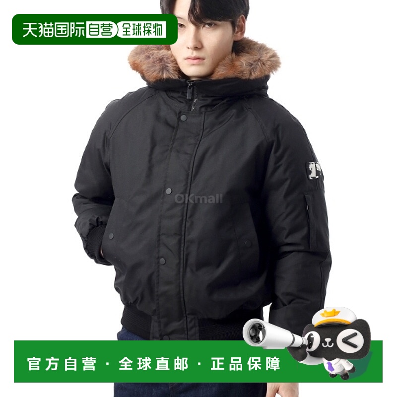 韩国直邮BURBERRY 人造毛皮饰边尼龙飞行员夹克 (8091565) 夹克