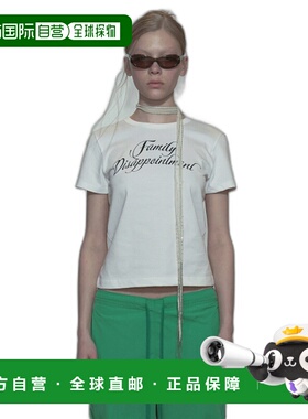 韩国直邮SCULPTOR美式复古街头辣妹潮牌新款T恤SC24S256WH高档