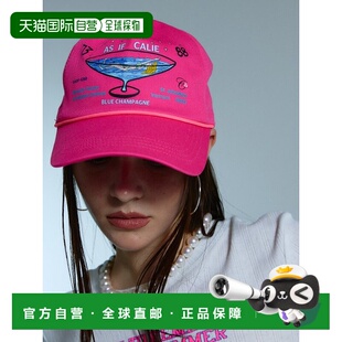 高级感正品 女士棒球帽CA23BAC012PK潮流穿搭 CALIE 韩国直邮ASIF