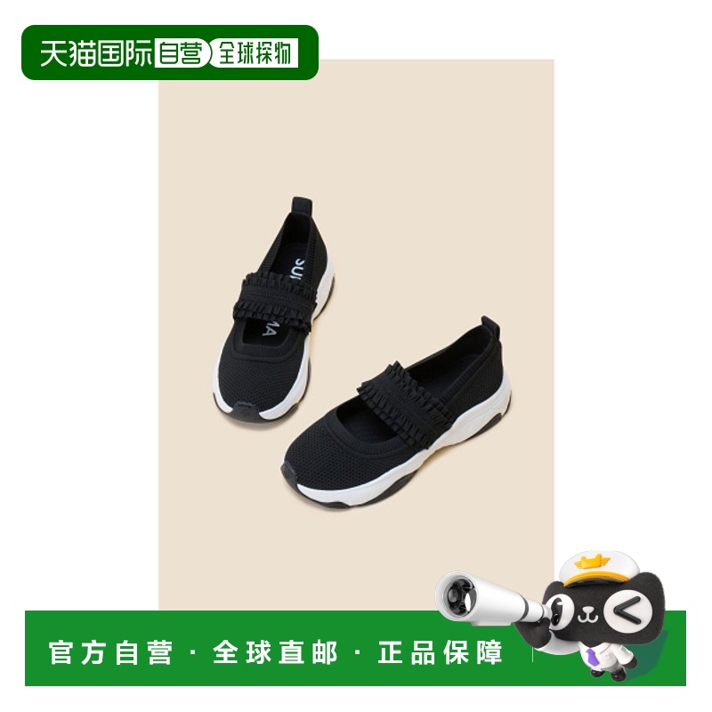 韩国直邮SUECOMMA BONNIE 女士休闲鞋 Mary run sneakers(black)_D