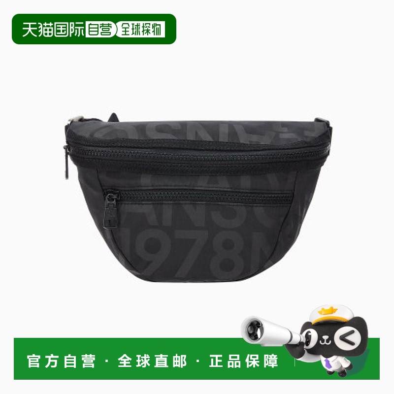 韩国直邮CALVIN KLEIN 男士包包HH3830 001皮革马鞍包斜挎包腰包