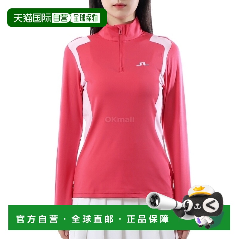 韩国直邮J.LINDEBERG Mae Quarter Zip 中层 (GWJS12091-Q113) 长