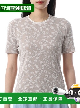 韩国直邮FENDI 粘胶纤维提花T恤（FZXD24 ATPW F1RX9）新款