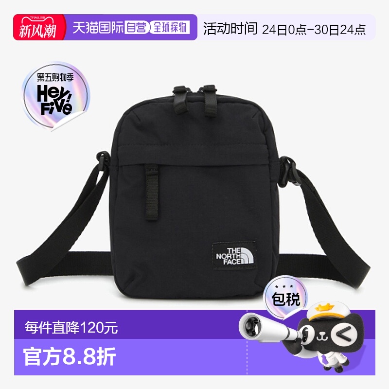 韩国直邮THE NORTH FACE北面男士休闲包斜挎包NN2PQ13A单肩包