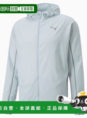 韩国直邮PUMA 中性 Run PLCD 图案梭织连帽外套