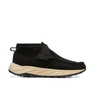 韩国直邮CLARKS 公用休闲皮鞋WALLABEE EDEN BLACK SDE 26173320