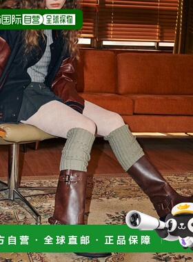 韩国直邮MAC MOC设计师新款少女甜美韩系日常女鞋休闲Wheelie靴子