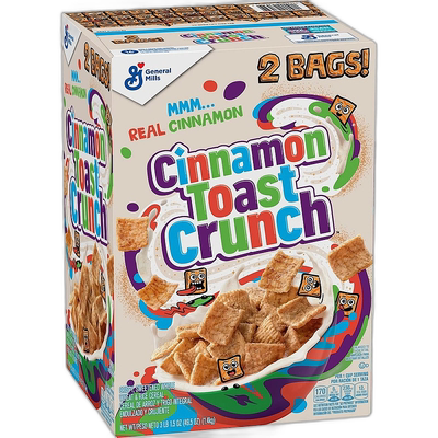 韩国直邮Generalmills美国通用磨坊肉桂味麦片702g*4盒全谷物早餐