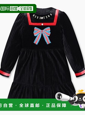 韩国直邮BENETTON儿童童装连衣裙QAOP04341BK