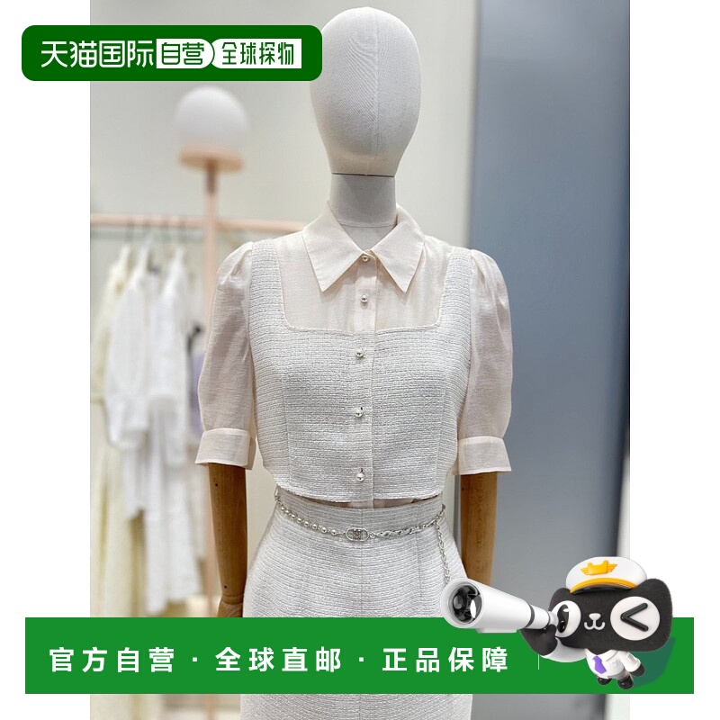 韩国直邮JJ JIGOTT [BUSAN] [JJGOTT] 粗花呢半身裙套头衫 GR6A0B