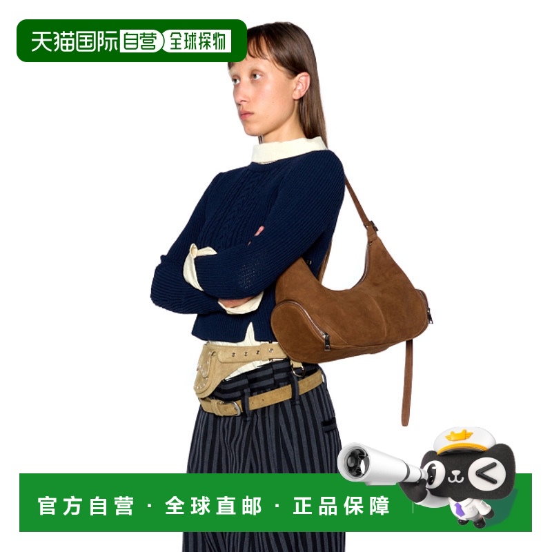 韩国直邮OSOI女士通用款女包CARGO HOBO LARGE [NUBUCK BROWN] 880
