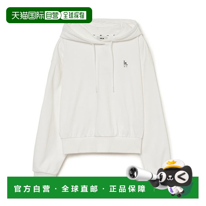 韩国直邮MLB MLB Women's Basic Athleisure Medium Logo Crop Ho