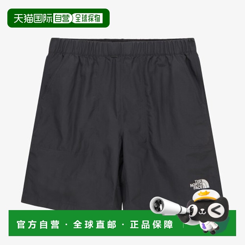 韩国直邮北面THE NORTH FACE 宽松纯色松紧三分休闲短裤 男款 深