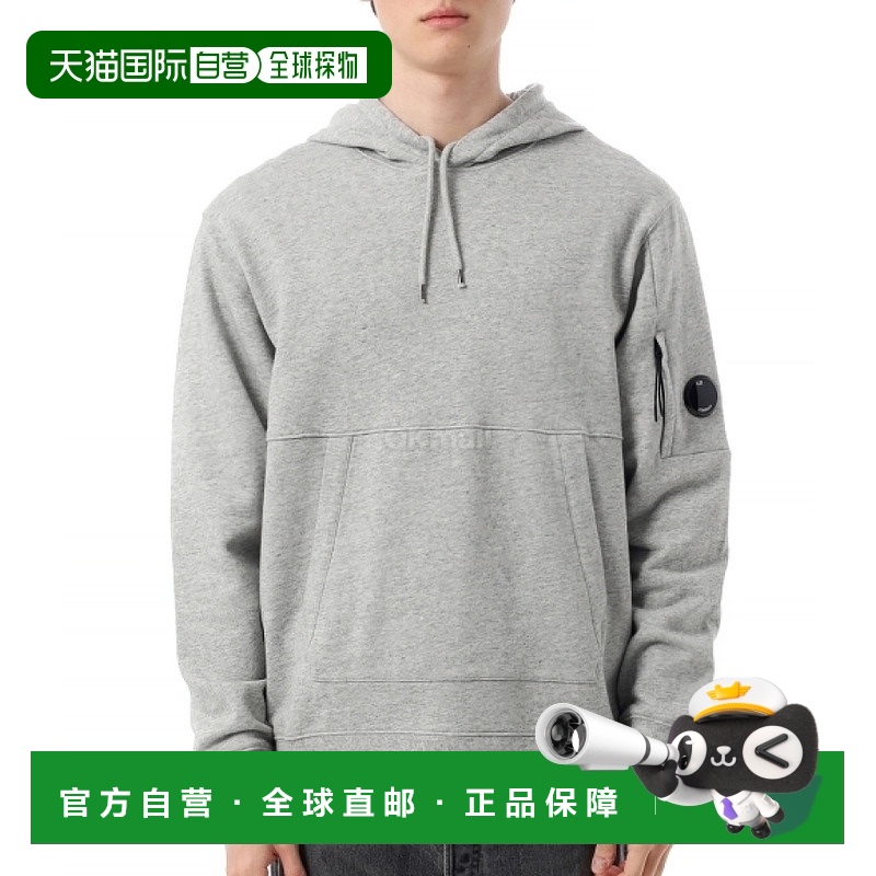 韩国直邮CP COMPANY 斜纹凸起羊毛连帽运动衫 (18CMSS024A 005086