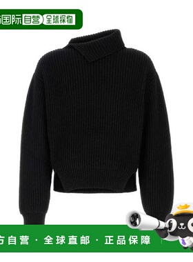 韩国直邮JIL Sander JIL SANDER 黑色羊毛衫 J21GP0183J14809 001