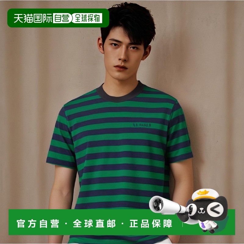 韩国直邮SUNNEI 男士SN2PXH01APJE130R24LOGO PRINTED STRIPE SHO