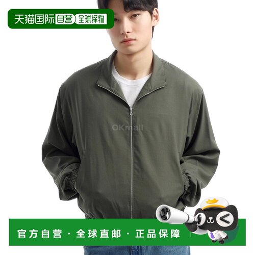 韩国直邮AURALEE 细热带羊毛拉链外套深卡其色 (A24AB01WT) 夹克