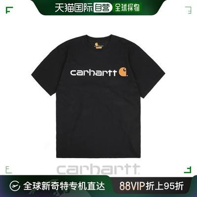 韩国直邮Carhartt 衬衫 [HARF CLUB] K195 黑色 商标细节 T恤