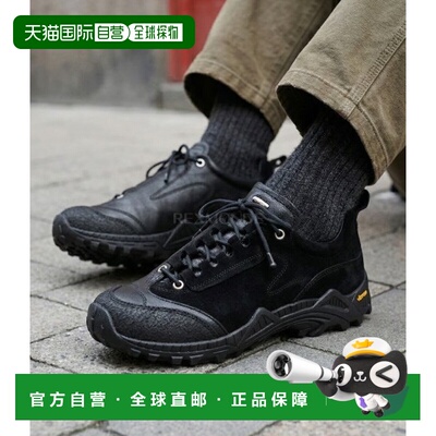 韩国直邮OUR LEGACY GABE 隐形黑色皮革 (A4237GSB) 运动鞋休闲鞋