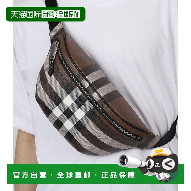 【99新未使用】韩国直邮BURBERRY 夸张格纹卡森腰包 (8052806) 单,箱包皮具/热销女包/男包,男士包袋,淘宝优惠券,粉丝福利购,淘宝优惠卷