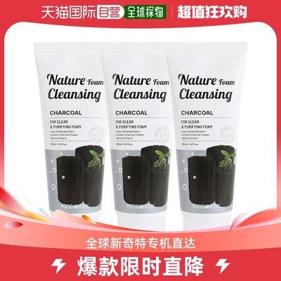 韩国直邮[FOODAHOLIC] (3EA)Foodaholic Nature Foam Cleansing 1