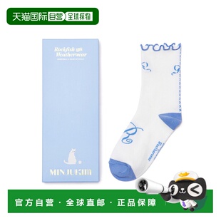 韩国直邮ROCKFISH 女士袜子 RF1ACBF1SC002 [X MINJUKIM] RIBBON S