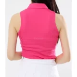 Корейская прямая почтовая рассылка J.LINDEBERG Dena топ без рукавов (GWJT09009-O501) с короткими рукавами/без рукавов