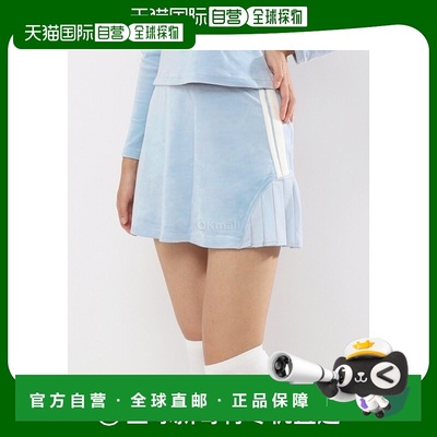 韩国直邮Sergio Tacchini Veneto 丝绒迷你裙 (STF24W51009-天蓝)