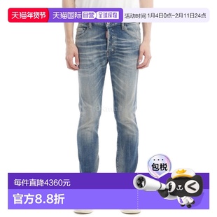 韩国直邮DSQUARED2 S71LB1656 S30872 470 牛仔裤直筒裤