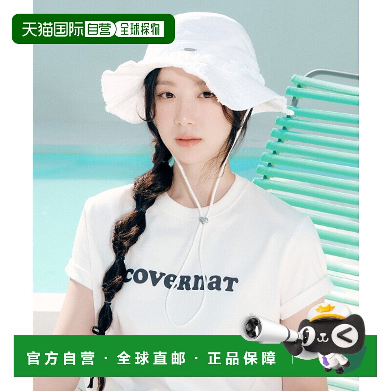 韩国直邮COVERNAT WOMAN 女士女装T恤CO2402ST70WH