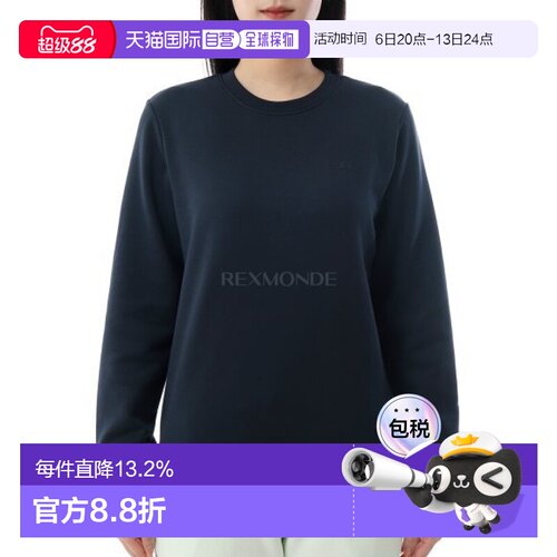 韩国直邮J.LINDEBERG W Alpha 圆领衫 (AWJS13399-6855) 长袖T恤