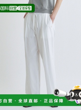 韩国直邮ANEDIT 女士女装休闲裤AN24MB3003WH S Banding String Pa