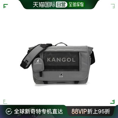 韩国直邮Kangol 通用款女包 (大邱新世界)图标 邮差包 2080 深灰