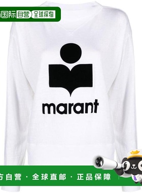 韩国直邮Isabel Marant 长袖T恤 TS0002FAA1N09E20WH 白色