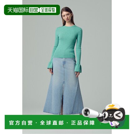 韩国直邮SJYP [SJYP] 喇叭袖针织上衣 (PW2E1KTO917WMT)羊毛