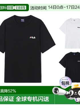 韩国直邮FILA斐乐休闲百搭logo小标简约透气短袖T恤FS262RS01U009