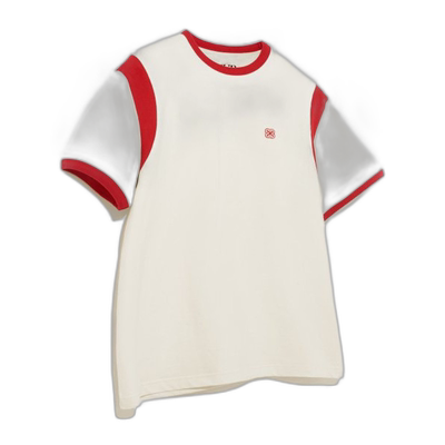 韩国直邮SATUR设计师款大气简约日常休闲个性T恤SA23SSMT07A1CR