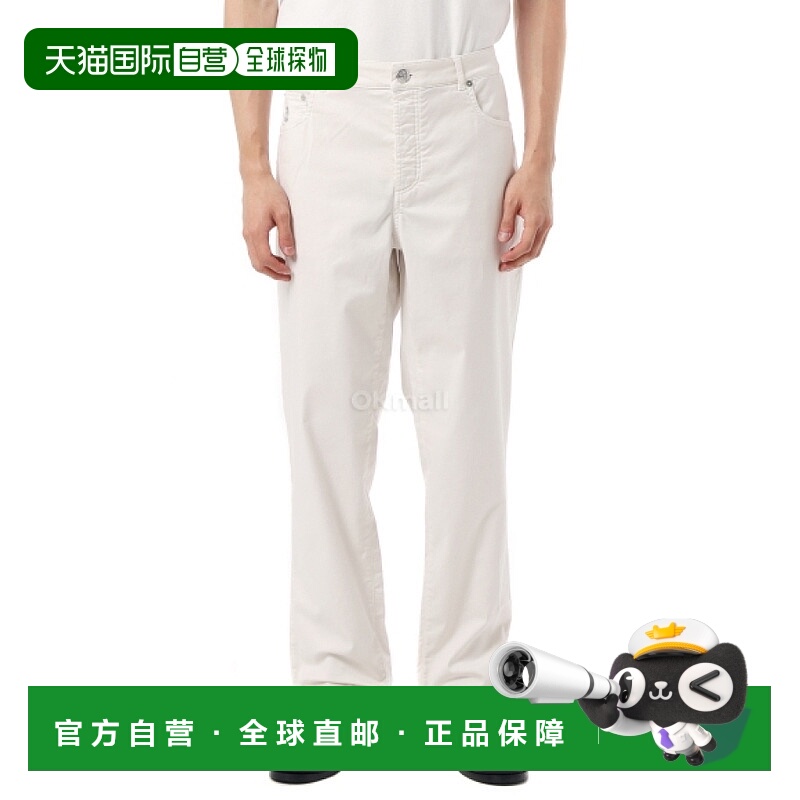 韩国直邮Brunello Cucinelli M289UF1010 C6007 斜纹棉布裤