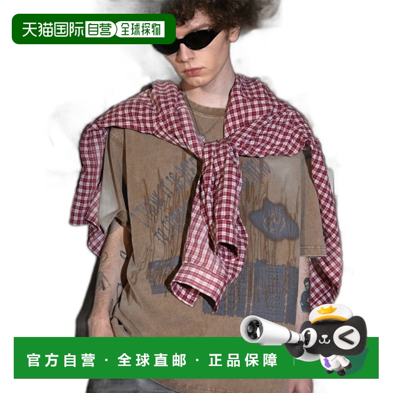 韩国直邮XTONZ 男士T恤XTT095BE短袖