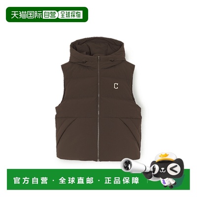 韩国直邮MLB  克利夫兰卫队  纯色连帽拉链无袖  羽绒马甲  男女