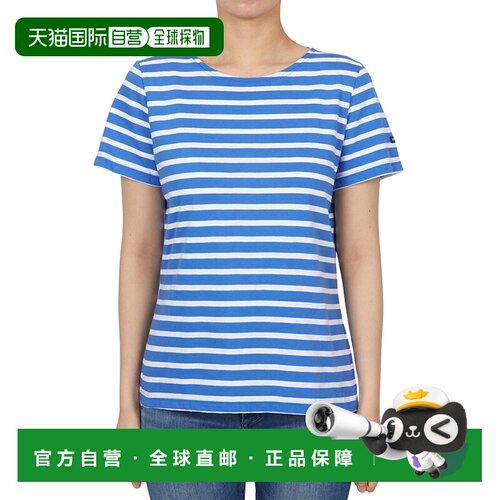 韩国直邮 saint james 女士 上装T恤新款半袖条纹 【付后1h可退】