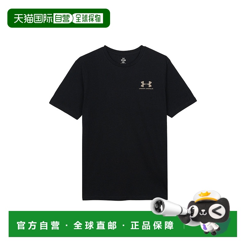 韩国直邮Under Armour Logo圆领短袖T恤 男款/1326799-003安德玛