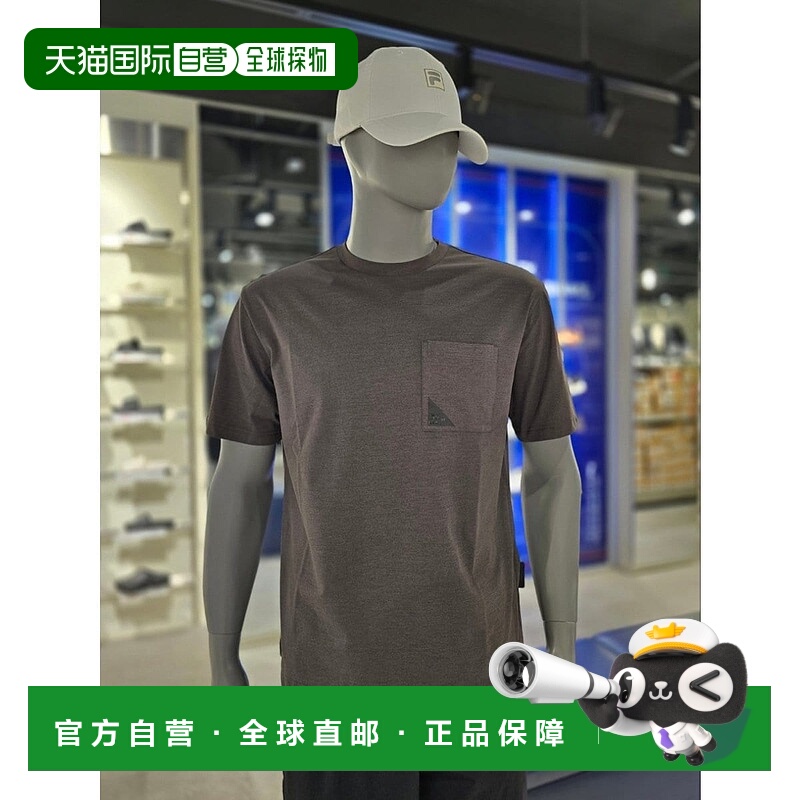 韩国直邮FILA [坡州支部] Wheela 功能性卡宾图形短袖T恤(FS2RSG2