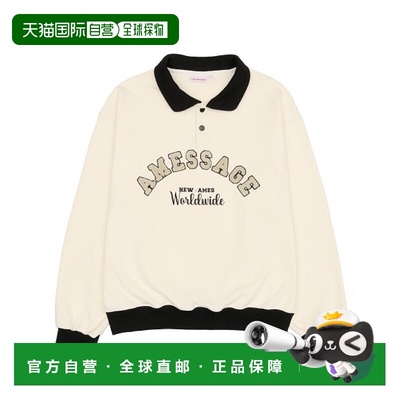 韩国直邮Ames Worldwide 女士女士卫衣/绒衫TWOTONE COLLAR SWEATS