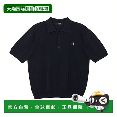 韩国直邮kangol 深藏青色半袖领针织衫 1898 (KRECKN18980)羊毛