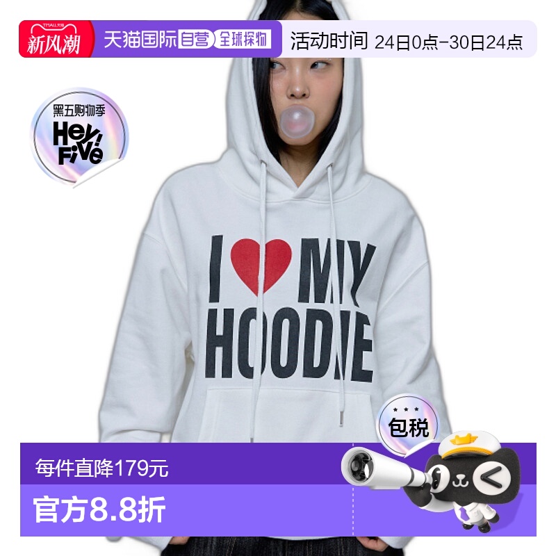 韩国直邮NASTY FANCY CLUB街头辣妹潮牌24休闲时尚秋冬新款卫衣F2