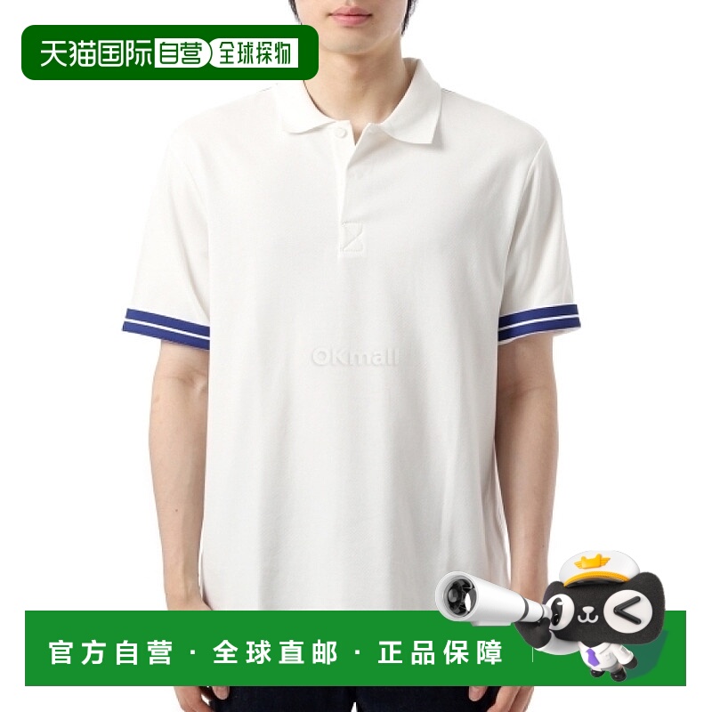 韩国直邮BURBERRY 棉质 Polo 衫 (8082124) 短袖珠地布/领子